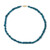 Collar en plata con Apatita azul neón