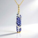 Collana in argento con Tanzanite (Gems en Vogue)