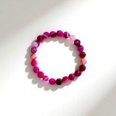 Bracciale con Agata Rosa (Adela Silber)