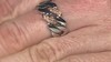 Zilveren ring met I1 Argyle-Rose de France diamanten (Annette)