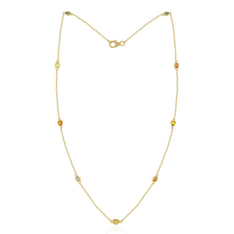 Collar en plata con Zafiro