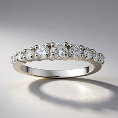 Anello in argento con Topazio Bianco