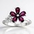 Anello in argento con Rodolite