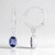 Boucles d'oreilles en argent et Tanzanite
