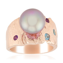 Zilveren ring met een Ming Parel