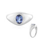 Anello in platino con Tanzanite (KM by Juwelo)