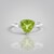 Anello in argento con Peridoto