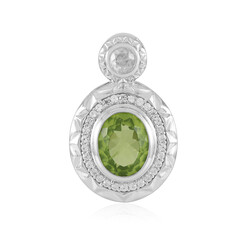 Colgante en plata con Peridoto (de Melo Essence)