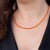 Collar en plata con Topacio imperial (Adela Silber)