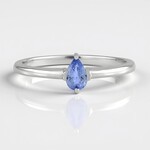 Anello in argento con Zaffiro Ceylon Blu