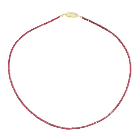 Collana in argento con Rubino (Adela Silber)