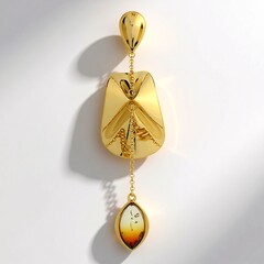 Ciondolo in argento con Ambra Sunrise Baltica