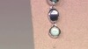 Pendientes en plata con Topacio azul cielo