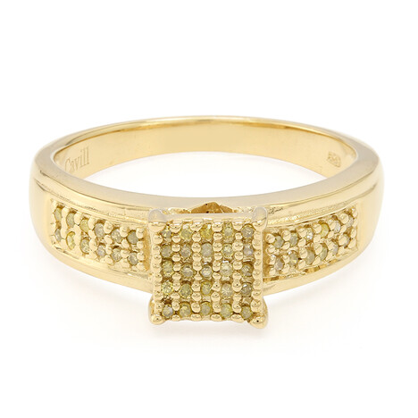 Anillo en plata con Diamante fantasía