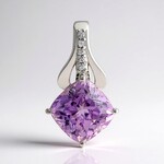 Ciondolo in argento con Kunzite (Pallanova)