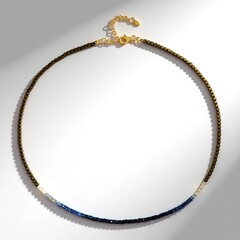 Collana in argento con Ematite Dorata