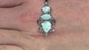 Colgante en plata con Larimar