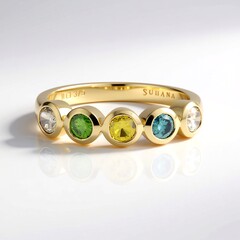 Anello in oro con Diamante Cioccolato I2 (SUHANA)
