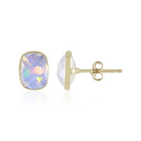 Gouden oorbellen met Welo-opalen