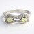 Bague en argent et Tourmaline cuprifère