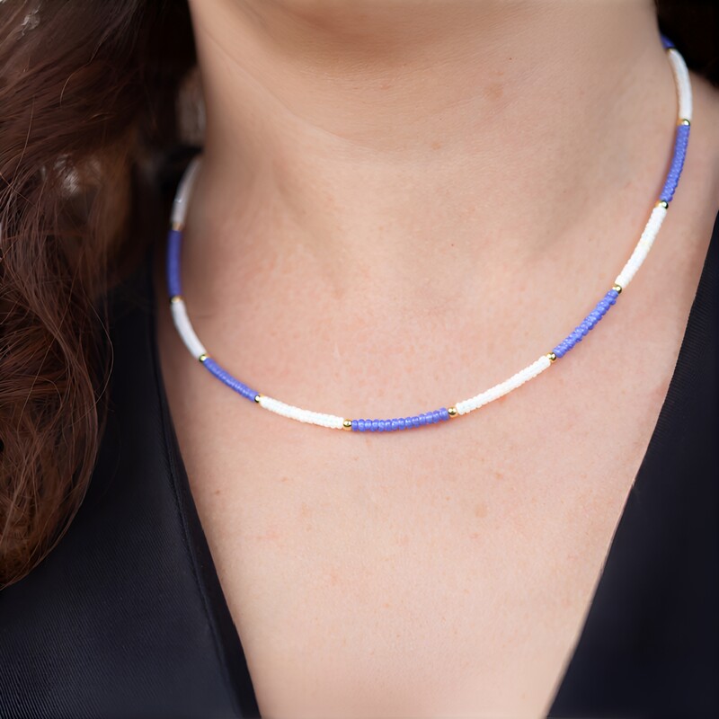 Collar en plata con Tanzanita