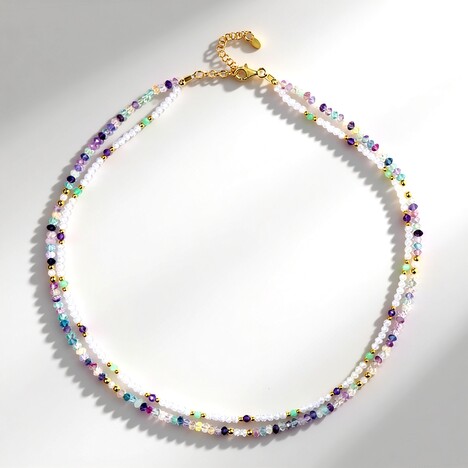 Collana in argento con Fluorite (Riya)