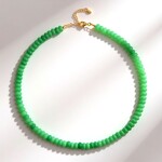 Collana in argento con Quarzo Verde
