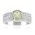 Bague en argent et Diaspore à couleur changeante