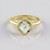 Anello in argento con Ametista Verde