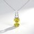 Collana in argento con Apatite Dorata