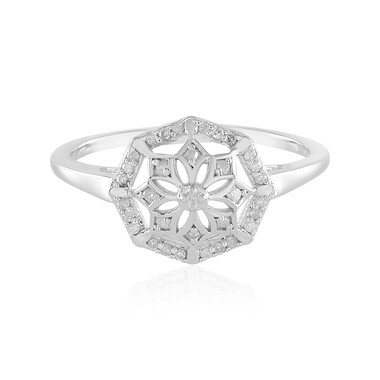 Anello in argento con Diamante I2 (I)