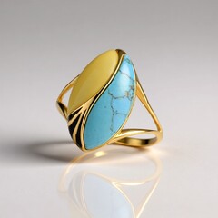 Anello in argento con Turchese