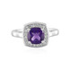 Sibirischer Amethyst-Silberring