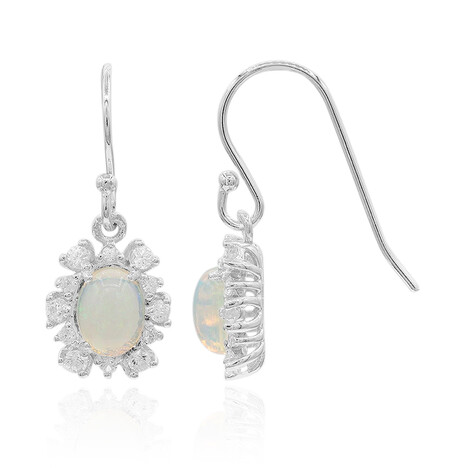 Orecchini in argento con Opale di Welo