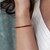 Brazalete en plata con Zircón rosado