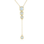 Collier en argent et Topaze bleu ciel (de Melo)