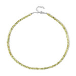 Collier en argent et Grenat grossulaire