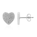 Zircon Silver Earrings