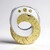 Pendentif en argent et Saphir jaune (MONOSONO COLLECTION)