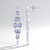 Orecchini in argento con Tanzanite