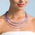 Collana in argento con Tanzanite