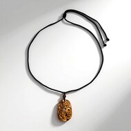 Collar con Ojo de tigre dorado