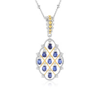 Collana in argento con Cianite (Dallas Prince Designs)