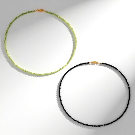 Collier en argent et Péridot