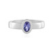Anello in argento con Tanzanite