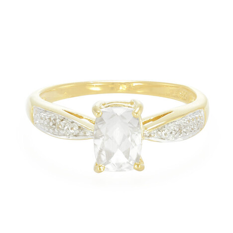 Zilveren ring met een Himalaya beril