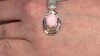 Colgante en plata con Ópalo rosa (MONOSONO COLLECTION)