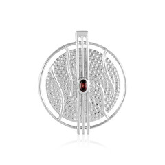 Ciondolo in argento con Zircone Rosa