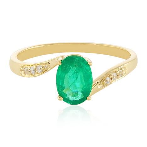 Sambia-Smaragd-Goldring