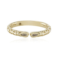Anello in oro con Diamante Champagne I2 (Ornaments by de Melo)